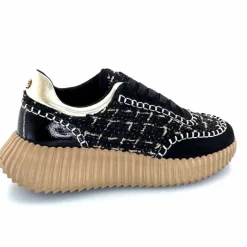 Fantaisie|Baskets<Ivoire0317a Baskets Ivoire 2200586 2200 Textile Noir