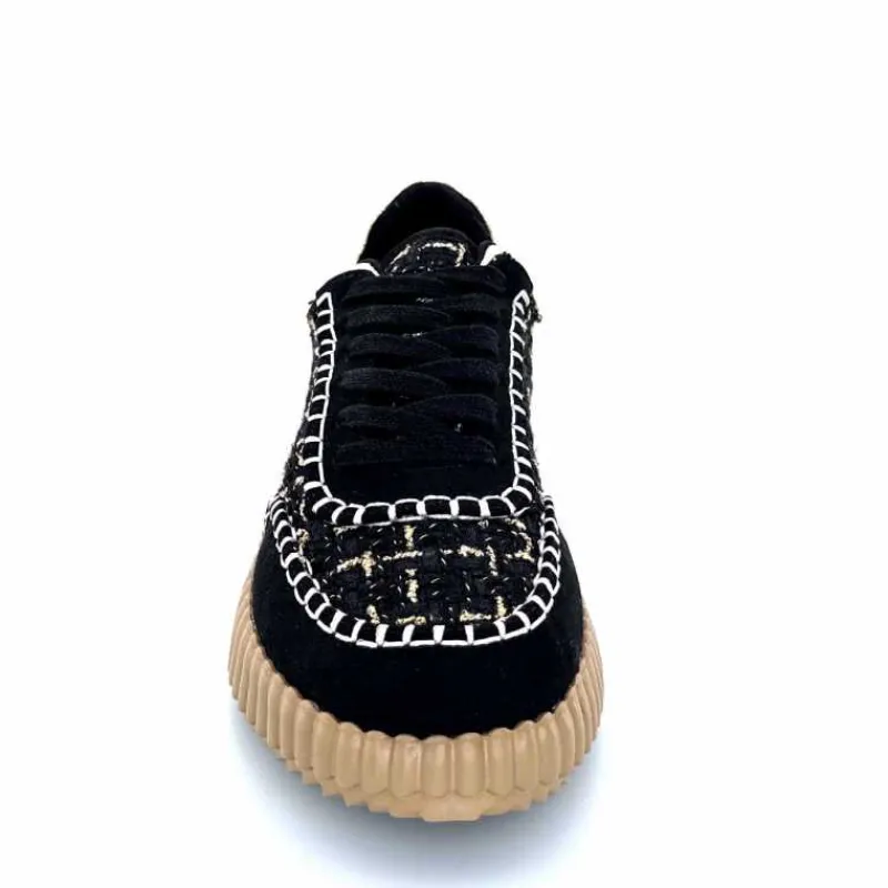 Fantaisie|Baskets<Ivoire0317a Baskets Ivoire 2200586 2200 Textile Noir