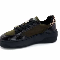 Fantaisie|Bijoux<Ivoire0130a Baskets Ivoire Bp5410 Noir &amp; Léo Kaki