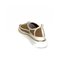 Féminin|Décontracté<XSA Baskets Léger 9951 Cuir Daim Beige Marron