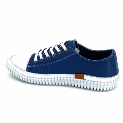 Décontracté|Basic<441-ivoire1 Baskets Légère Ivoire 032 11106 Cuir Bleu