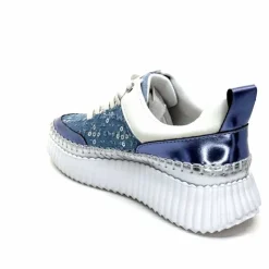 Décontracté|Baskets<Ivoire0317a Baskets Légère Ivoire 2300962 Textile Bleu