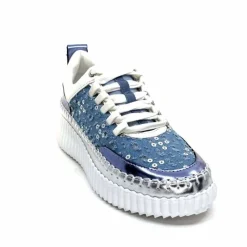 Décontracté|Baskets<Ivoire0317a Baskets Légère Ivoire 2300962 Textile Bleu