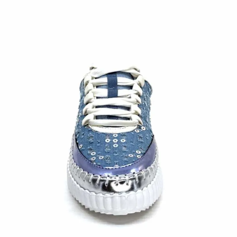 Décontracté|Baskets<Ivoire0317a Baskets Légère Ivoire 2300962 Textile Bleu