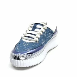 Décontracté|Baskets<Ivoire0317a Baskets Légère Ivoire 2300962 Textile Bleu