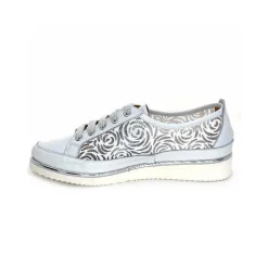 Fantaisie|Décontracté<XSA Baskets Légère 9702 Cuir Blanc