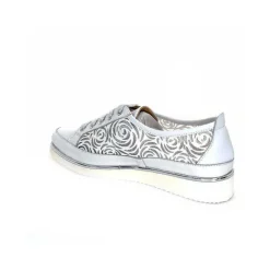 Fantaisie|Décontracté<XSA Baskets Légère 9702 Cuir Blanc