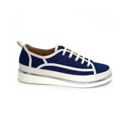Sport Chic|Basic<XSA Baskets Légère 9951 Textile Bleu