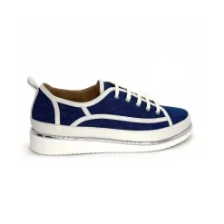 Sport Chic|Basic<XSA Baskets Légère 9951 Textile Bleu