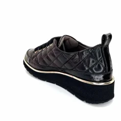 Sport Chic|Baskets<XSA Baskets Légère 160 Vernis & Cuir Matelassé Noir