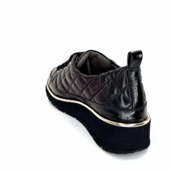 Sport Chic|Baskets<XSA Baskets Légère 160 Vernis & Cuir Matelassé Noir