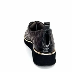 Sport Chic|Baskets<XSA Baskets Légère 160 Vernis & Cuir Matelassé Noir