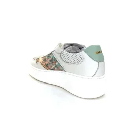 Bijoux|Baskets<Méliné Baskets Ne 831 Cat 1 Var Cuir Gris Textile Bleu Rose Bijoux GrisClair