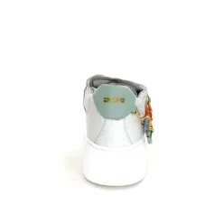 Bijoux|Baskets<Méliné Baskets Ne 831 Cat 1 Var Cuir Gris Textile Bleu Rose Bijoux GrisClair