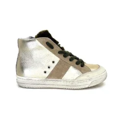 Teenager|Sport<Méliné Baskets Montante Bup1151 Cuir Doré Gold