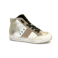 Teenager|Sport<Méliné Baskets Montante Bup1151 Cuir Doré Gold