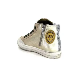 Teenager|Sport<Méliné Baskets Montante Bup1151 Cuir Doré Gold