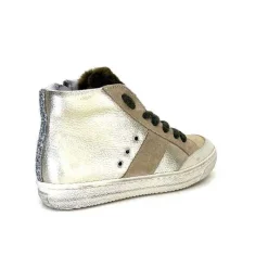 Teenager|Sport<Méliné Baskets Montante Bup1151 Cuir Doré Gold