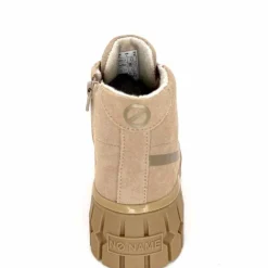 Compensées & Plateformes|Baskets<No Name Baskets Montante Play Mid W Daim Nude Beige