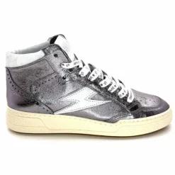 Teenager|Baskets<Semerdjian Baskets Montante SMR23 Braga A545 Cuir Métallique Gris GrisMétal