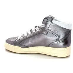 Teenager|Baskets<Semerdjian Baskets Montante SMR23 Braga A545 Cuir Métallique Gris GrisMétal