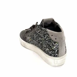 Fantaisie|Baskets<cetti Baskets Montantes C1333 Sra Cuir Gris Paillette GrisFoncé
