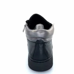 Basic|Baskets<Chacal Baskets Montantes Fermeture Éclair 6944 Cuir Noir