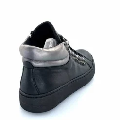 Basic|Baskets<Chacal Baskets Montantes Fermeture Éclair 6944 Cuir Noir