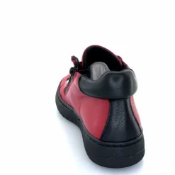 Basic|Baskets<Chacal Baskets Montantes Fermeture Éclair 6943 Cuir Rouge