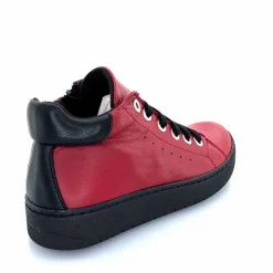 Basic|Baskets<Chacal Baskets Montantes Fermeture Éclair 6943 Cuir Rouge