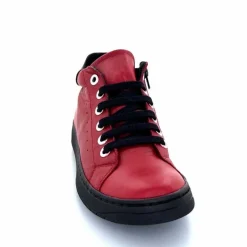 Basic|Baskets<Chacal Baskets Montantes Fermeture Éclair 6943 Cuir Rouge