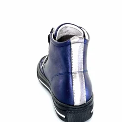 Teenager|Sport Chic<Méliné Baskets Montantes He 202 Cuir Métallique Bijoux Bleu