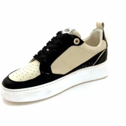 Teenager|Décontracté<Myma Baskets 7921 Cuir Crème Noir CrèmeNoir