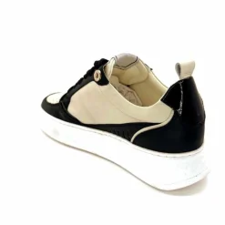 Teenager|Décontracté<Myma Baskets 7921 Cuir Crème Noir CrèmeNoir