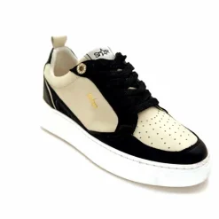 Teenager|Décontracté<Myma Baskets 7921 Cuir Crème Noir CrèmeNoir