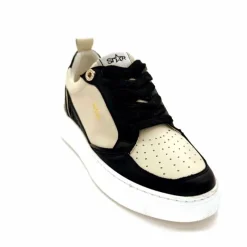 Teenager|Décontracté<Myma Baskets 7921 Cuir Crème Noir CrèmeNoir