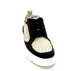 Teenager|Décontracté<Myma Baskets 7921 Cuir Crème Noir CrèmeNoir
