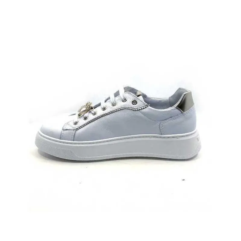 Sport Chic|Baskets<Nero Giardini Baskets E409975 Cuir Blanc