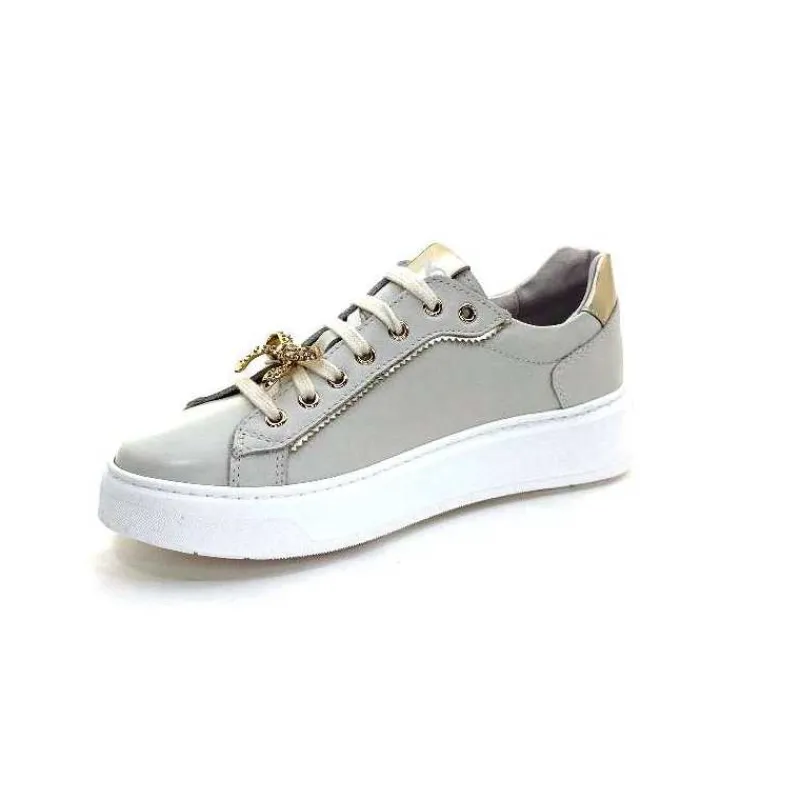 Sport Chic|Bijoux<Nero Giardini Baskets E409975 Cuir Crème