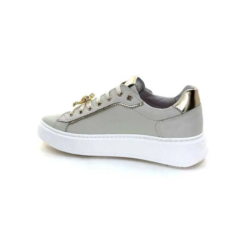 Sport Chic|Bijoux<Nero Giardini Baskets E409975 Cuir Crème