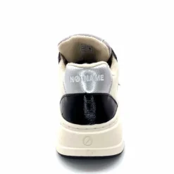 Compensées & Plateformes|Baskets<No Name Baskets Bridget Sneaker W Cuir Noir Blanc Gris BlancGrisClairNoir