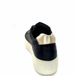 Sport Chic|Baskets<Nero Giardini Baskets Plateforme Fermeture Éclaire Nero Giardin 1411610 D100 Cuir Noir