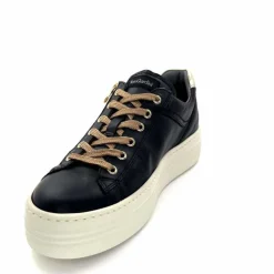 Sport Chic|Baskets<Nero Giardini Baskets Plateforme Fermeture Éclaire Nero Giardin 1411610 D100 Cuir Noir