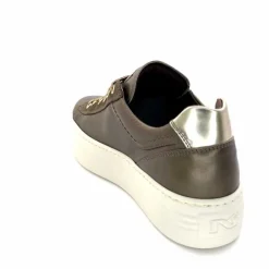 Sport Chic|Baskets<Nero Giardini Baskets Plateforme Fermeture Éclaire Nero Giardin 1411611 D322 Cuir Bronze