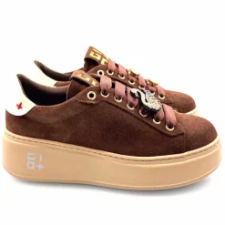 Teenager|Bijoux<GioPiu Baskets Plateforme Gio+ Pia 230a Daim Bijoux Marron