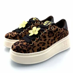 Teenager|Bijoux<GioPiu Baskets Plateforme Gio+ Pia 280a Textile Léo Bijoux Marron