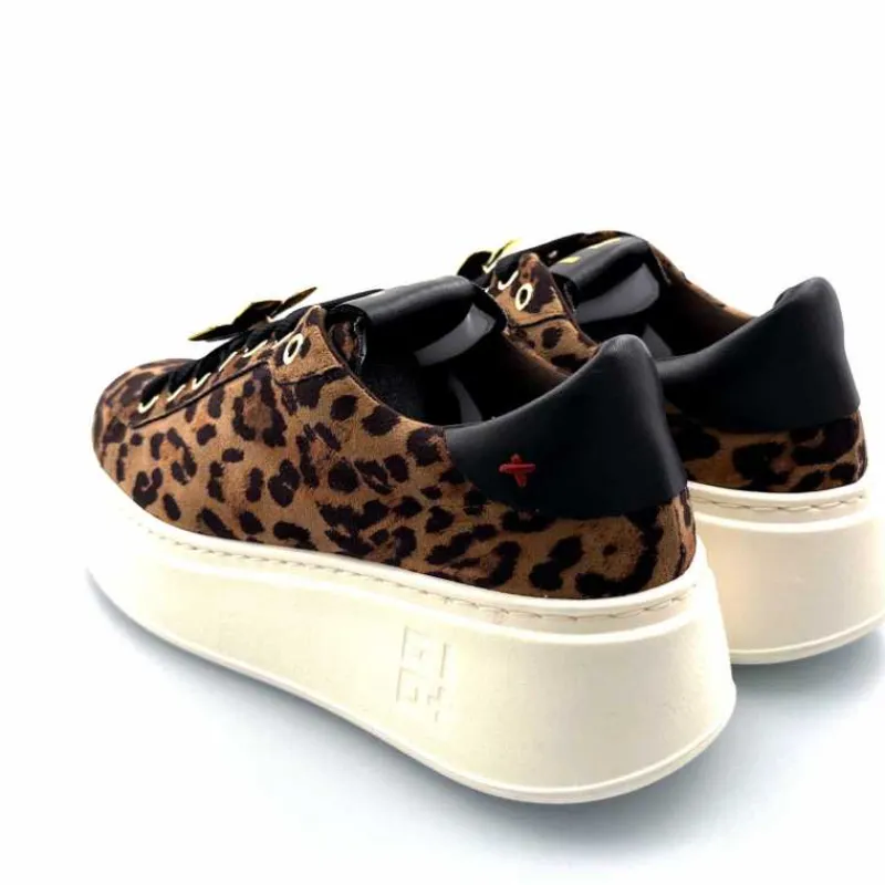 Teenager|Bijoux<GioPiu Baskets Plateforme Gio+ Pia 280a Textile Léo Bijoux Marron