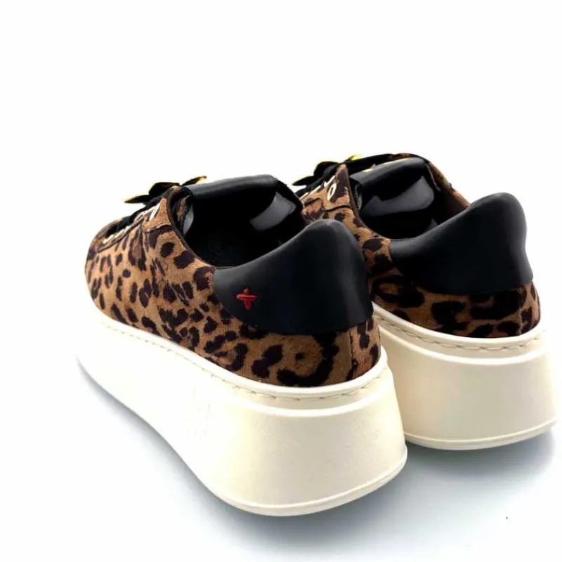 Teenager|Bijoux<GioPiu Baskets Plateforme Gio+ Pia 280a Textile Léo Bijoux Marron