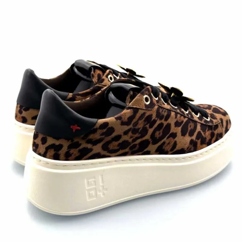 Teenager|Bijoux<GioPiu Baskets Plateforme Gio+ Pia 280a Textile Léo Bijoux Marron