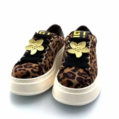 Teenager|Bijoux<GioPiu Baskets Plateforme Gio+ Pia 280a Textile Léo Bijoux Marron